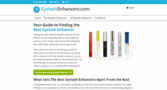 Desktop Screenshot of eyelashenhancers.com